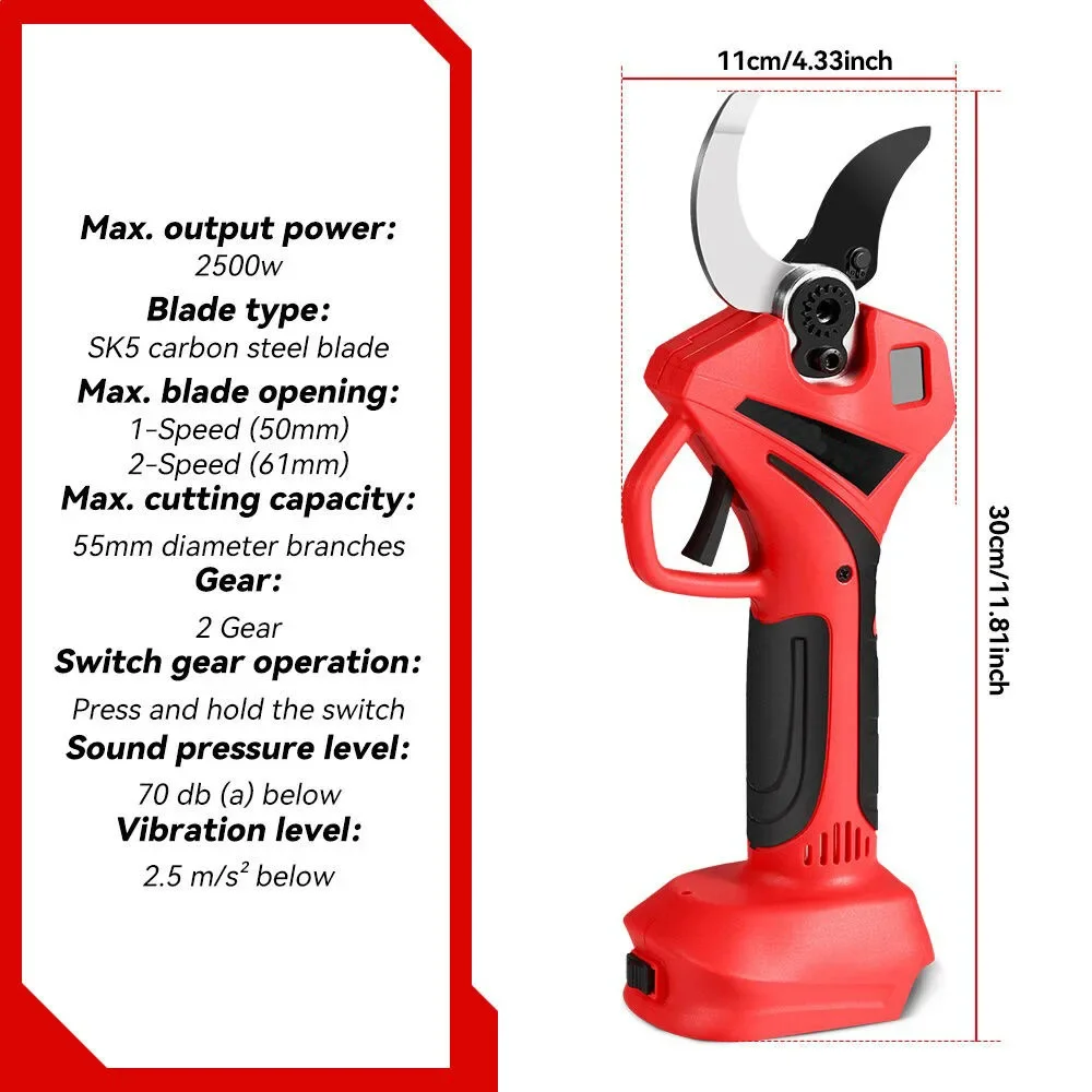 55mm Brushless Electric Scisso - Gardening Tools Battery Powered avis et prix