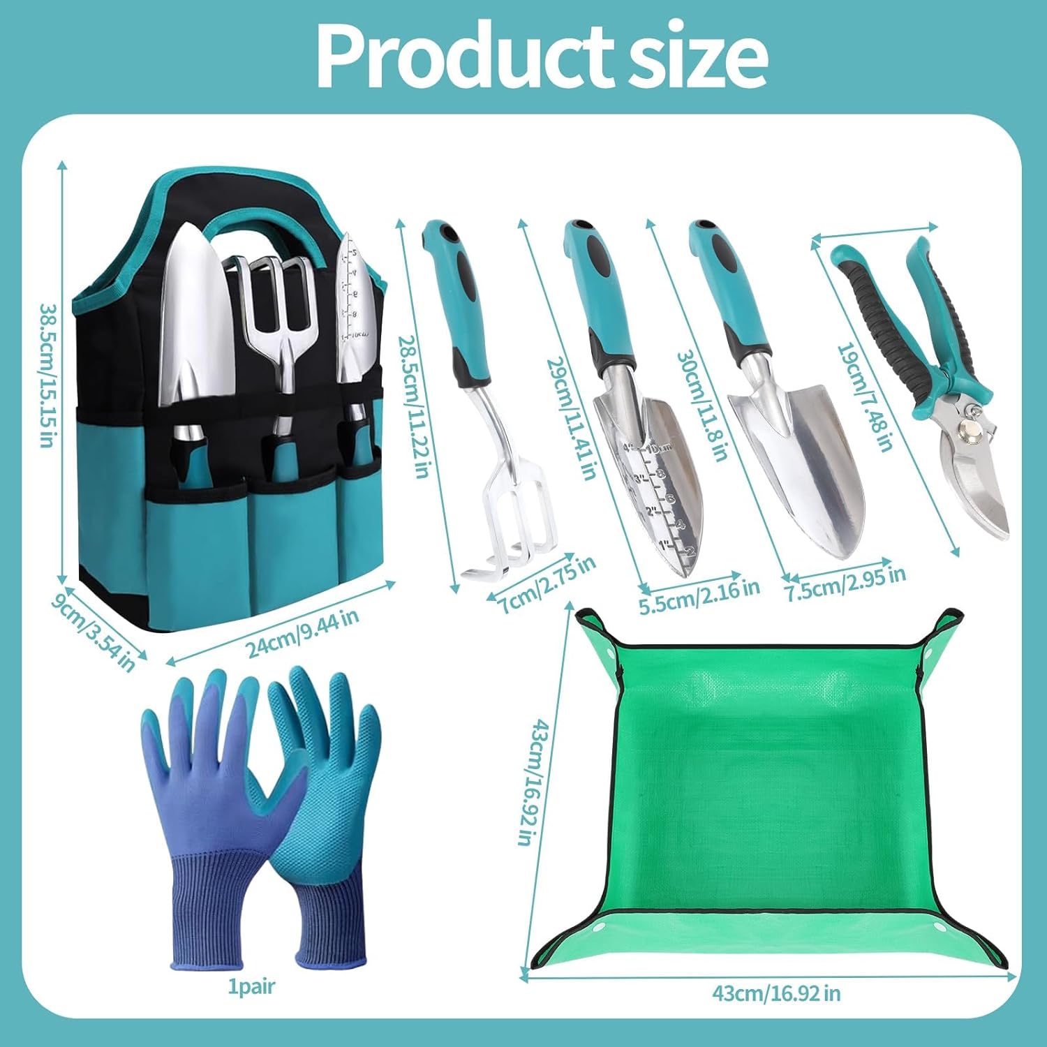Gardening Tool Set with Non-Sl - Gardening Tools Set Gift avis et prix